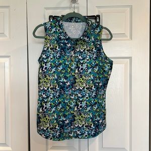 Bette & Court butterfly golf shirt